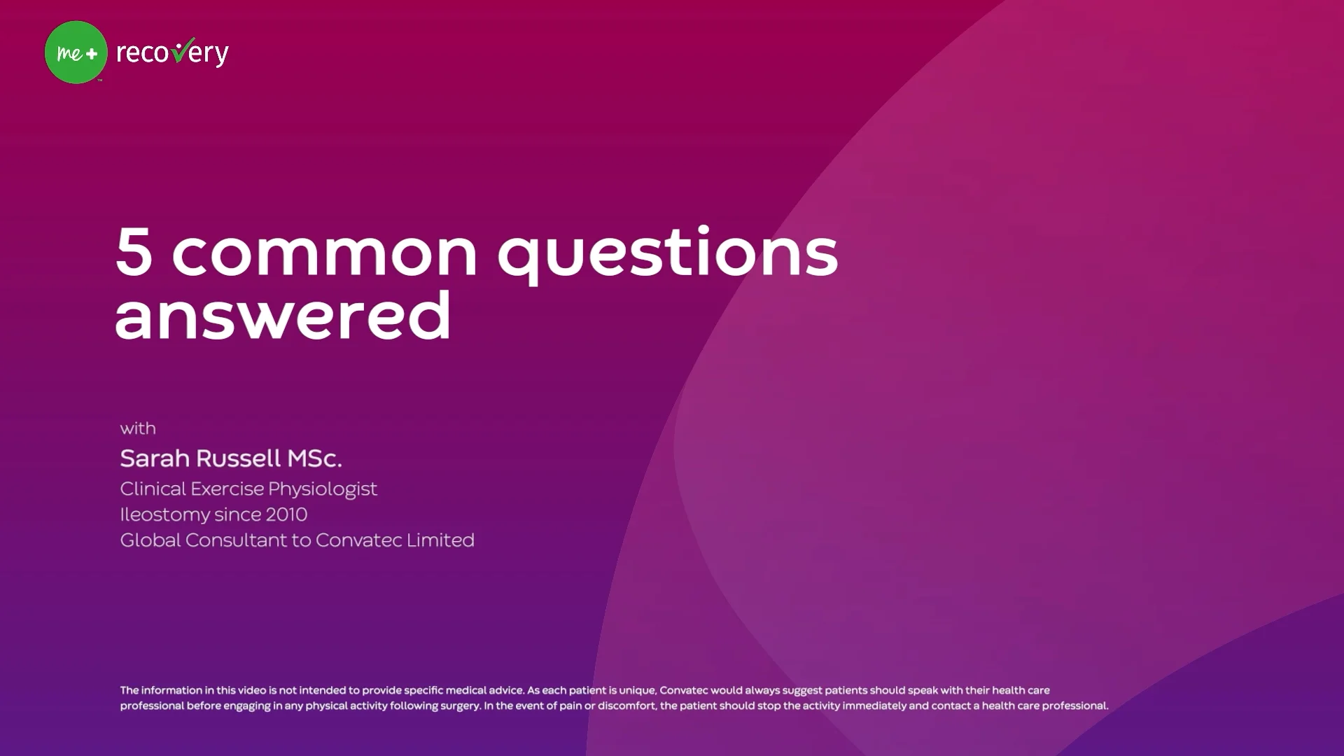 Sarah'nın Programa Hasta Katılımını Desteklemek için 5 Sık Sorulan Soruyu Yanıtlaması hakkında bir video.